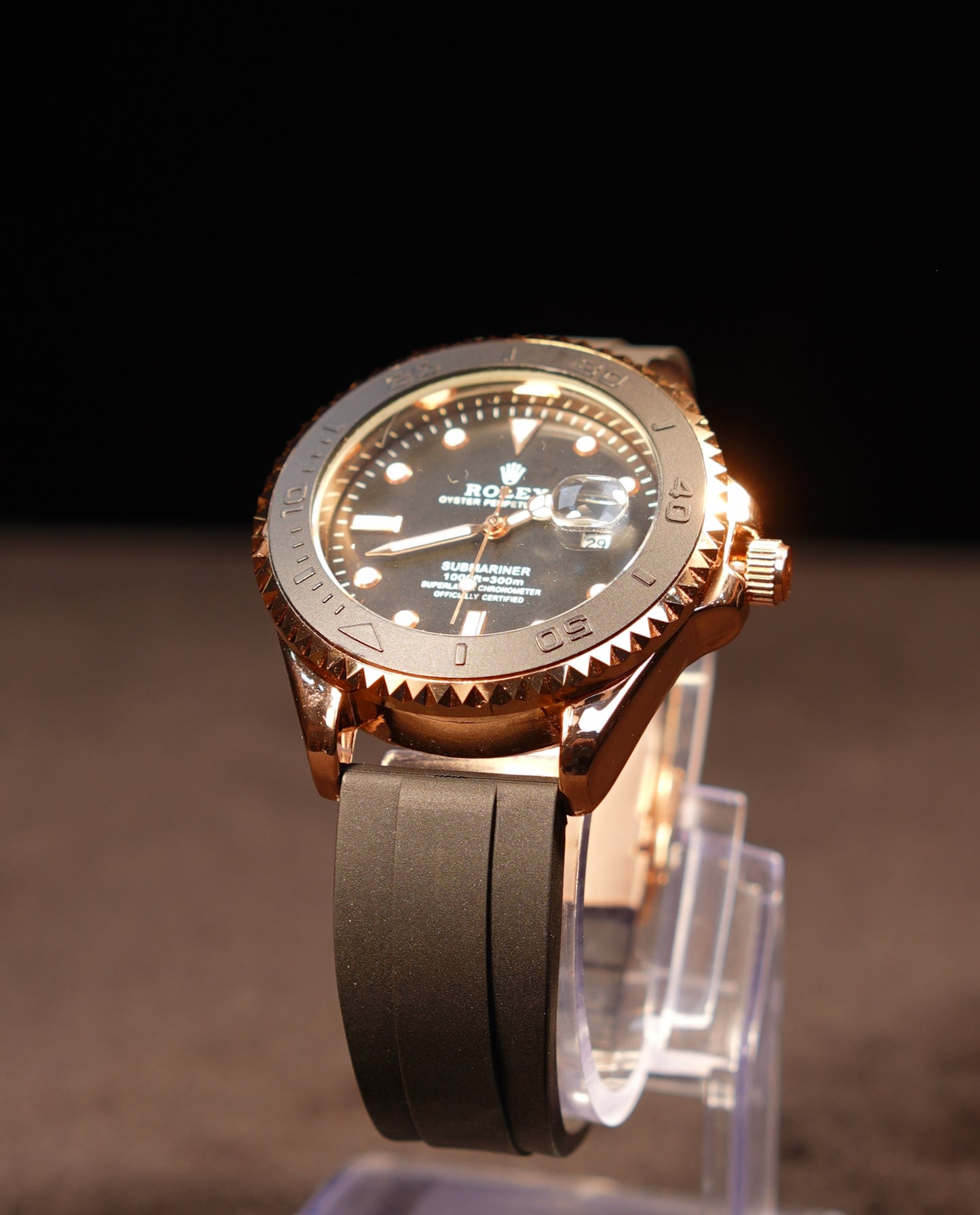 Rolex Rose Gold Submariner Watch