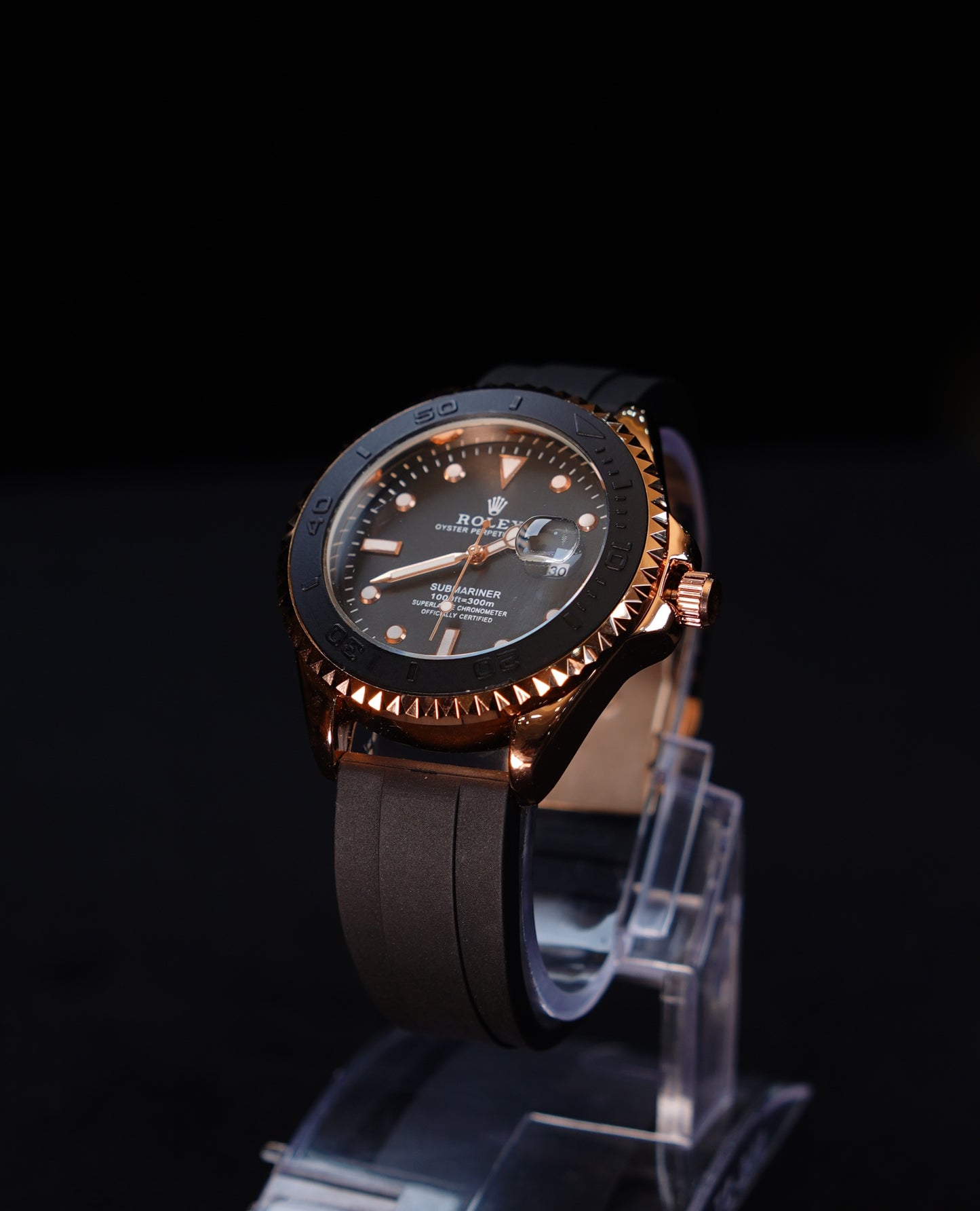 Rolex Rose Gold Submariner Watch